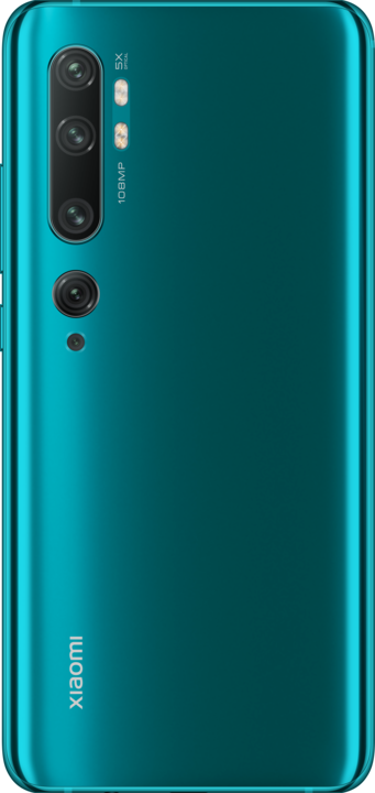 Actual product image Xiaomi Mi Note 10 Pro (256 GB, Aurora Green, 6.47", Dual SIM, 108 Mpx, 4G)