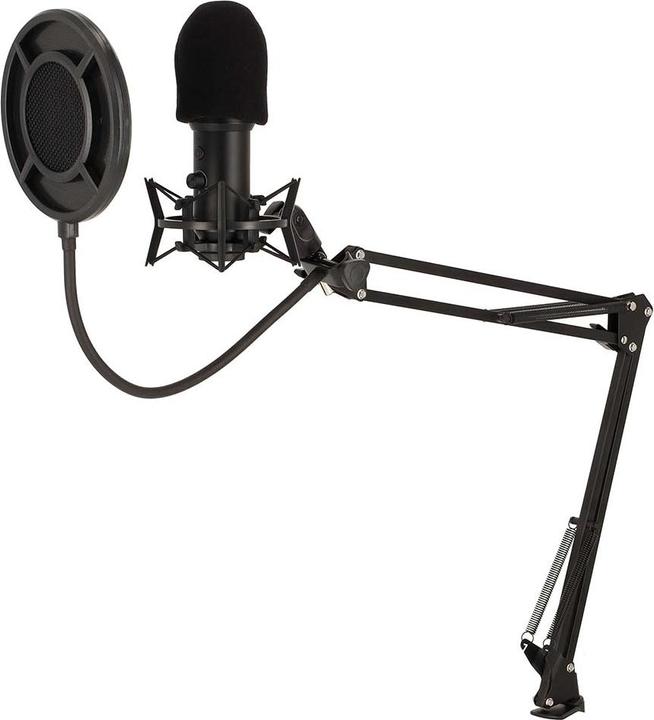 Immagine prodotto Nedis Microfono da gioco | Utilizzato per: Desktop / Notebook | USB Tipo-A | Interruttore On/Off | Filtro