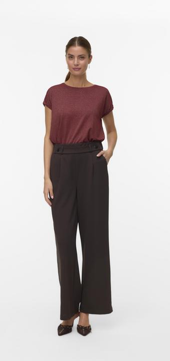 Actual product image Vero Moda Vmlava Glitter Ss Top Stripe Ga Jrs Noos (XS)