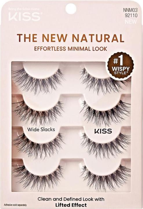 Actual product image KISS Lash The New Natural Wide Slacks (Artificial eyelashes)