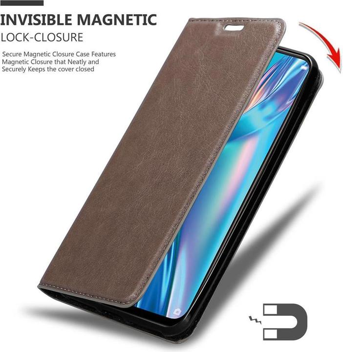 Image du produit Cadorabo Book Couverture magnétique invisible (Oppo A12)