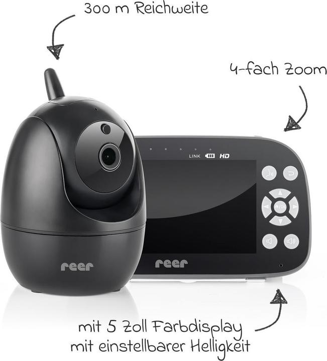 Immagine prodotto Reer BabyCam Pro HD Move (Video e audio, 300 m)