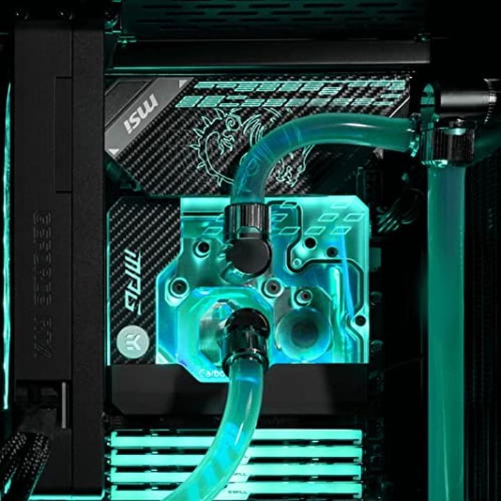 Actual product image EKWB EK Quantum Momentum, Intel MPG Z590 Gaming Carbon - EK X Edition - Socket 1200