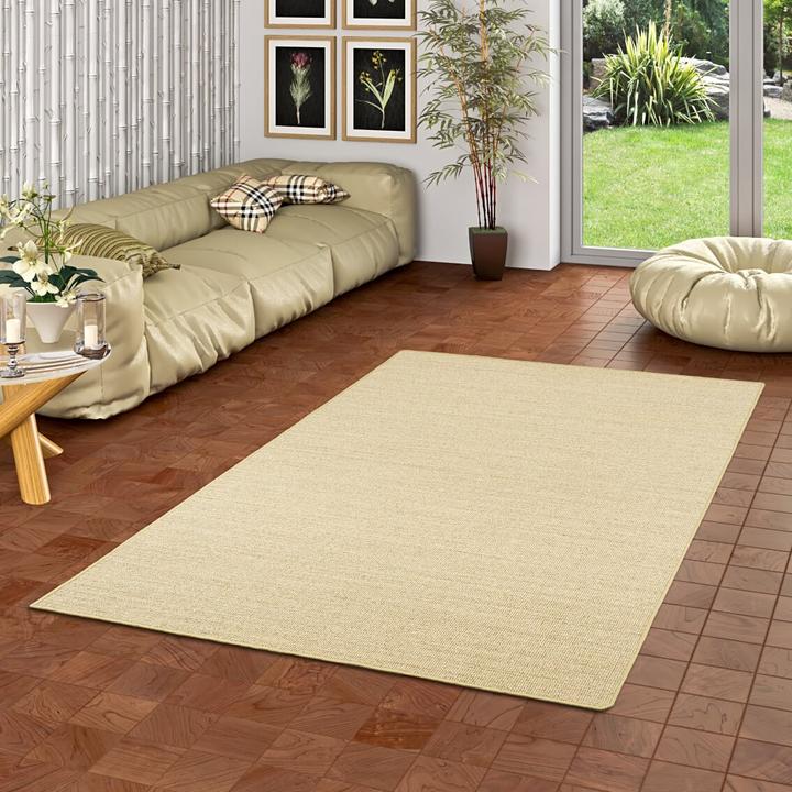 Image du produit Snapstyle Tapis sisal naturel Classique - 9 coloris en 17 tailles (160 x 160 cm)