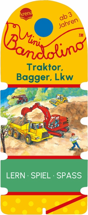 Mini Bandolino. Tractor, Excavator, Truck (German)
