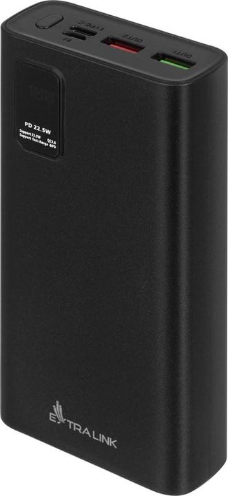 Actual product image Extralink EX.19508 power bank Lithium Polymer (LiPo) Black (20000 mAh, 74 Wh)