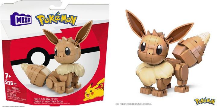 Actual product image Mega Construx Pokémon Build & Show Eevee