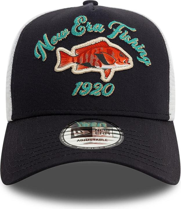 Produktbild New Era A-Frame Mesh Trucker Cap - Fishing 1920 Navy (One Size)