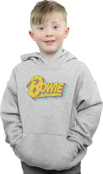 Actual product image David Bowie Boys Moonlight 90s Logo Hoodie (140, 146)