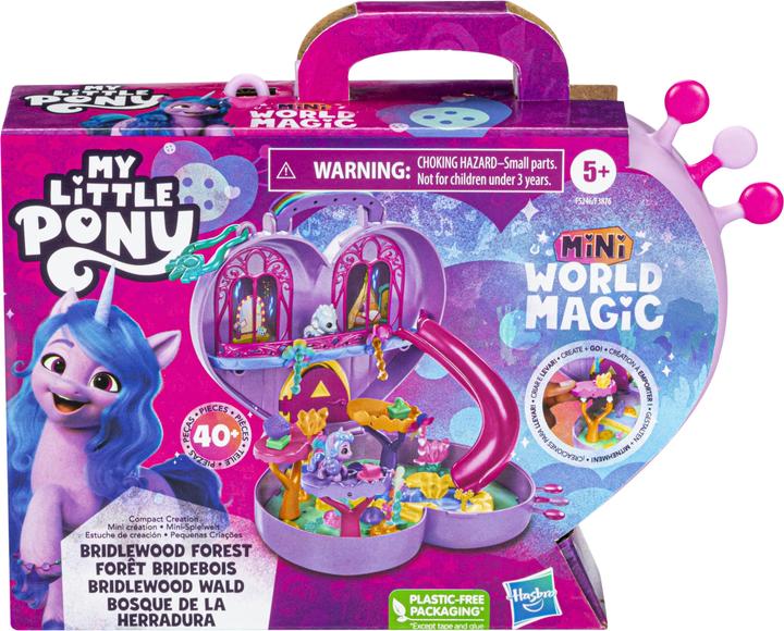 Image du produit My Little Pony Mini World Magic Mini-monde de jeu Forêt de Bridlewood, set de jeu à assembler avec Izzy