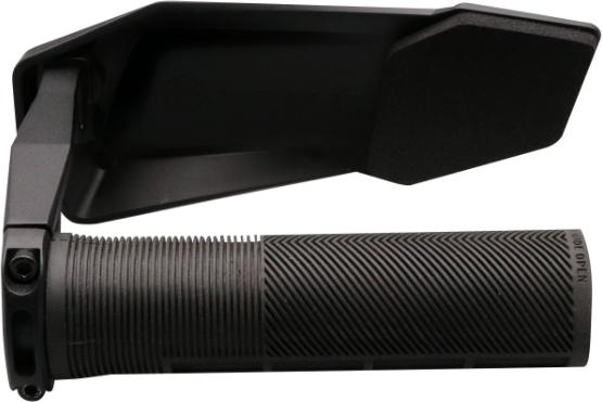 Actual product image Sendhit Nock Handguards V3, schwarz mit schwarzer Halterung