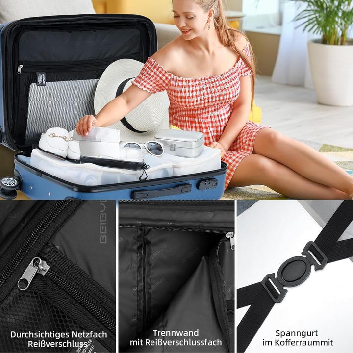 Produktbild Beibye Hartschalen-Trolley (45 l)