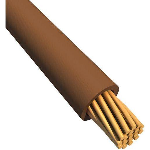Rs Pro, Kabelleitung, Normierte Aderleitung Ø 2.6mm / 0,5 mm² Kupfer, Braun 16/0,2 mm Litzen, 100m (100 m)