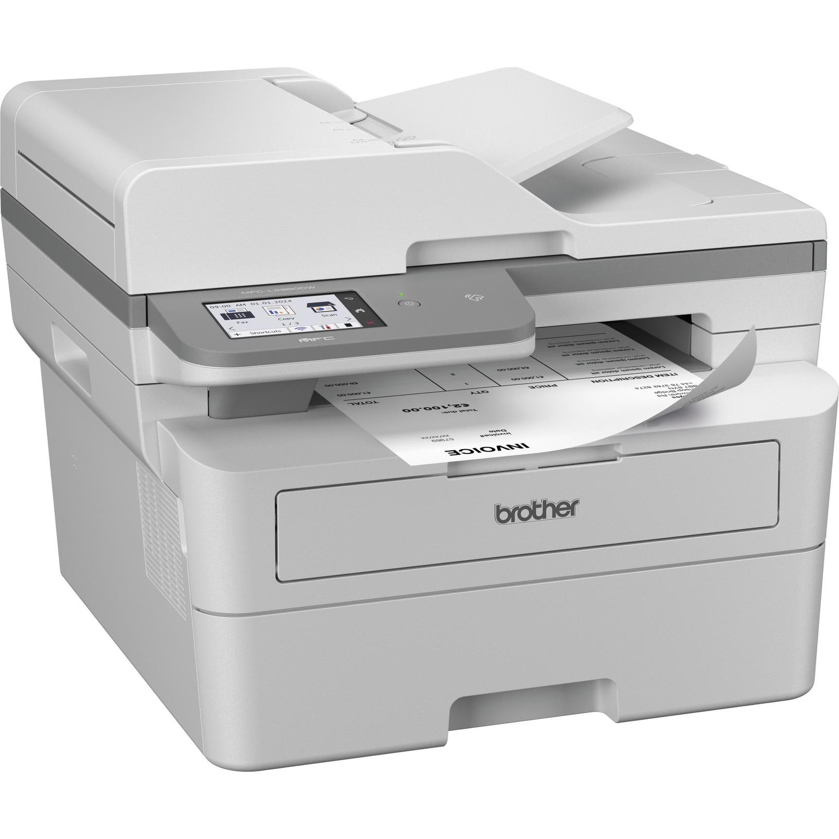 Brother MFC-L2980DW (Laser, Schwarz-Weiss), Drucker, Weiss