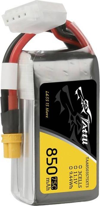 Image du produit Tattu Accu RC LiPo 850 mAh 11.1 V 75C (11.10 V, 850 mAh)
