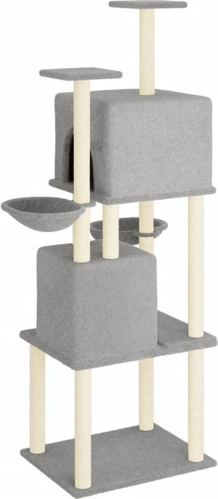 Actual product image vidaXL Kratzbaum (180 cm, Light grey)