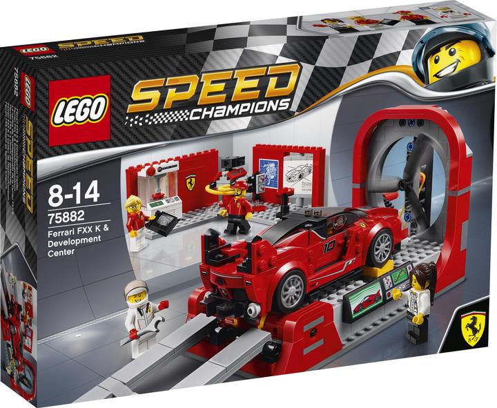 Actual product image LEGO FXX K and development centre (75882, LEGO Speed Champions)