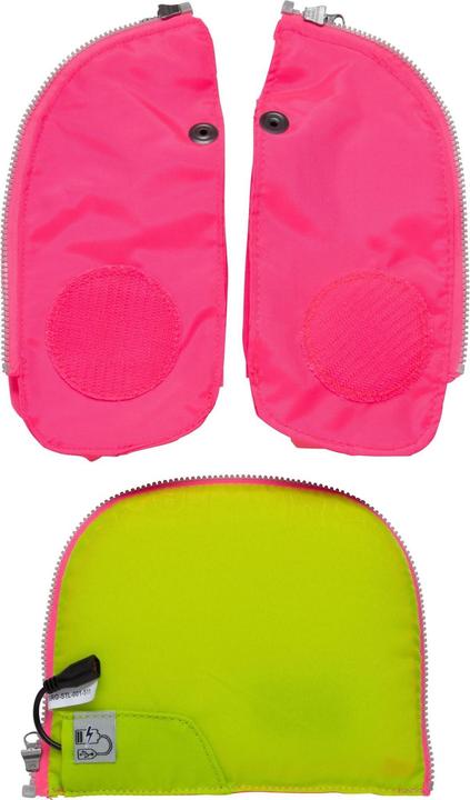 Immagine prodotto Ergobag Set zip LED fluo con tasche laterali rosa (1 l)