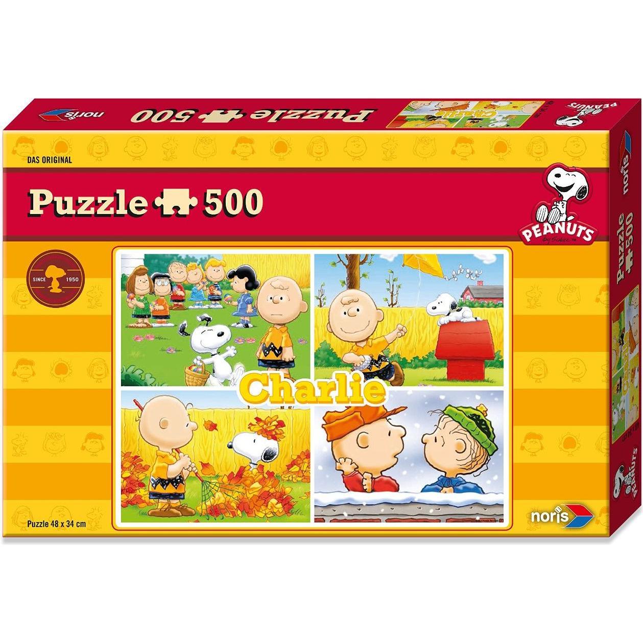 Noris Puzzle 500 pezzi Peanuts Charlie (500 pezzi)
