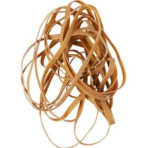 Office Depot, Gummiband, Gummibänder 6 mm 100 mm Beige 500 g (1 Stk.)