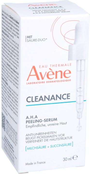 Immagine prodotto Avène Cleanance A.H.A Peeling-Serum für empfindliche, unreine Haut, 30 ml Lösung (Scrub detergente, 30 ml)