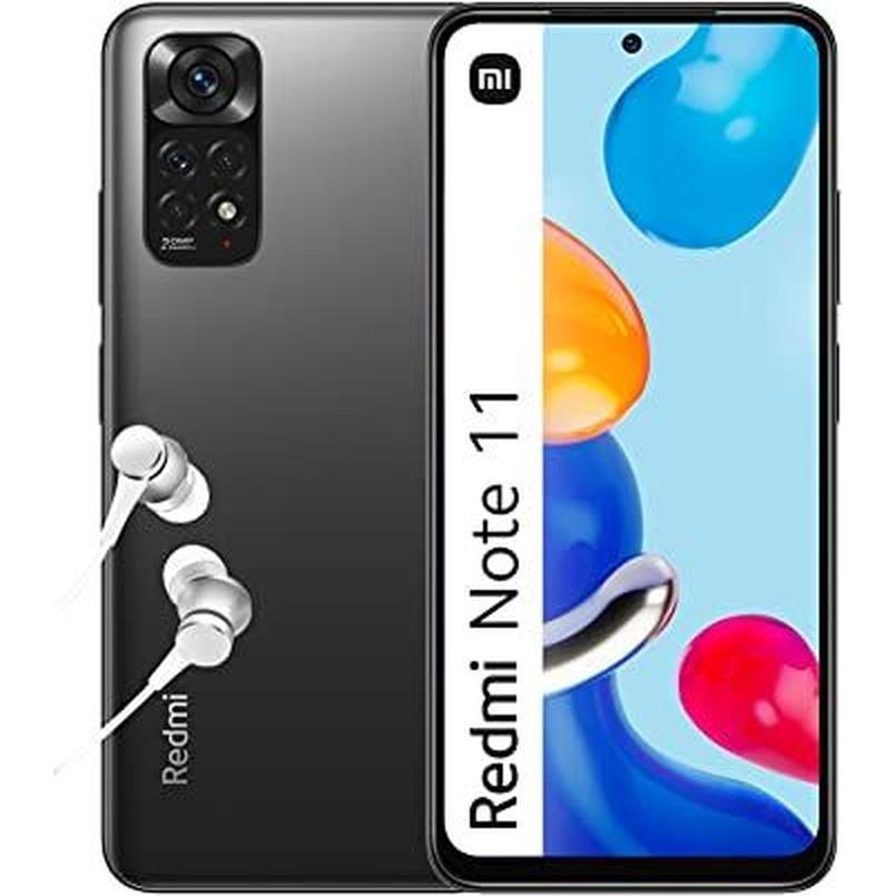 Xiaomi Redmi Note 11 (128 GB, Grafitgrau, 6.43", 4G), Smartphone, Grau