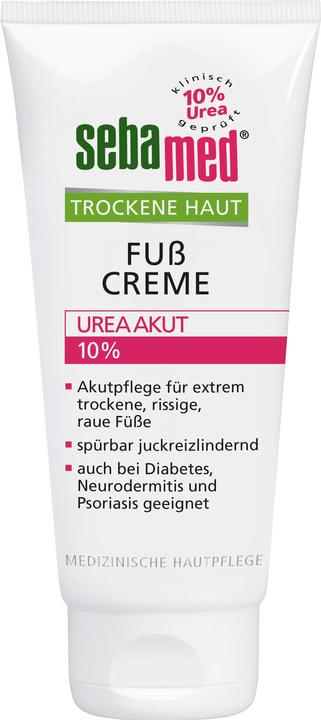 Produktbild Sebamed Sebmed, Fusscreme 10% Harnstoff, 100 ml (Fusscrème & Fussgel, 100 ml)