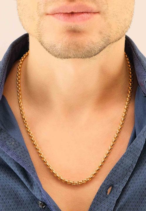 Immagine prodotto Muau Collana Erbs oro rosso 750, 5mm, 45cm (Oro rosa 750/18 carati, 45 cm)