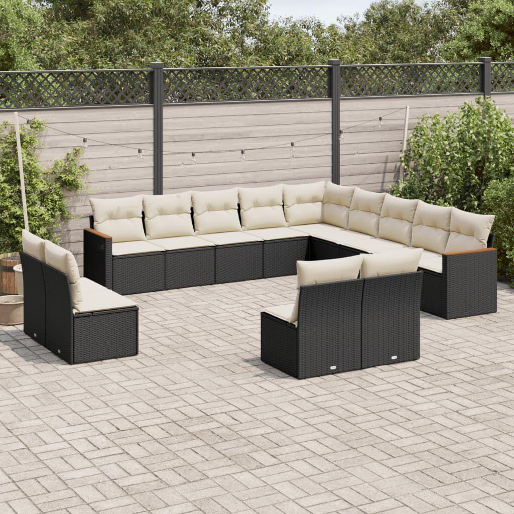 Thumbnail - VidaXL, Gartenlounge, 10-tlg. Garten-Lounge-Set mit Kissen
