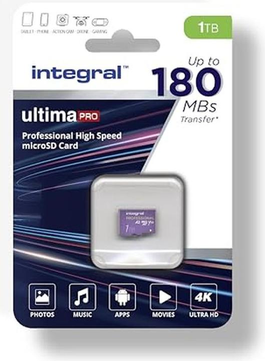 Actual product image SDXC Micro 1TB U3 V30 A2 (1000 GB, microSDXC, U3, UHS-I)