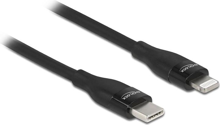 Produktbild Delock USB-Kabel USB C - Lightning 2 m, Schwarz (2 m, USB 2.0)