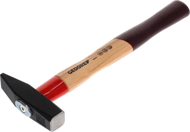 Actual product image Gedore 600 E-500 Metalworker's hammer ROTBAND-PLUS with ash handle, 500 g (500 g)