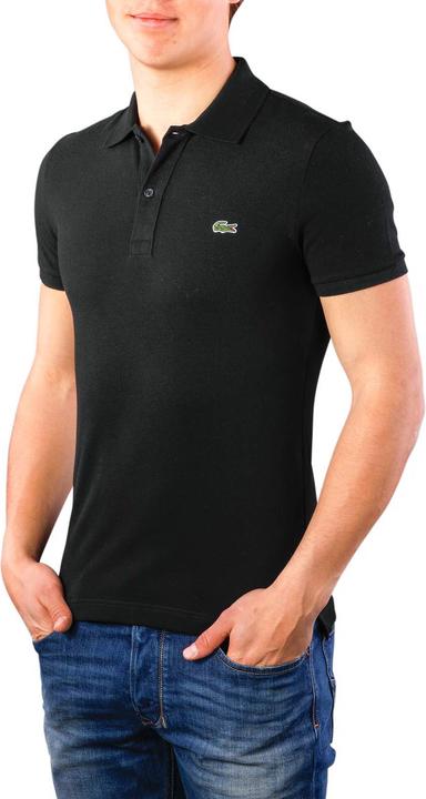Actual product image Lacoste Polo Shirt Slim Short Sleeves noir (XL)