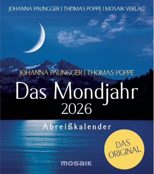 Das Mondjahr 2026 - Abreisskalender (11.5 x 13 cm, Harter Einband, Deutsch)