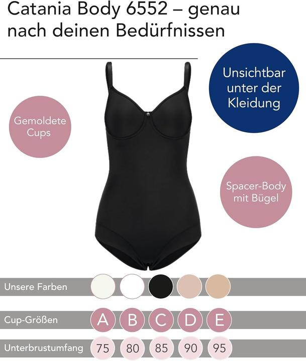 Produktbild Susa - Catania - Body (85E Schwarz) (85 E)