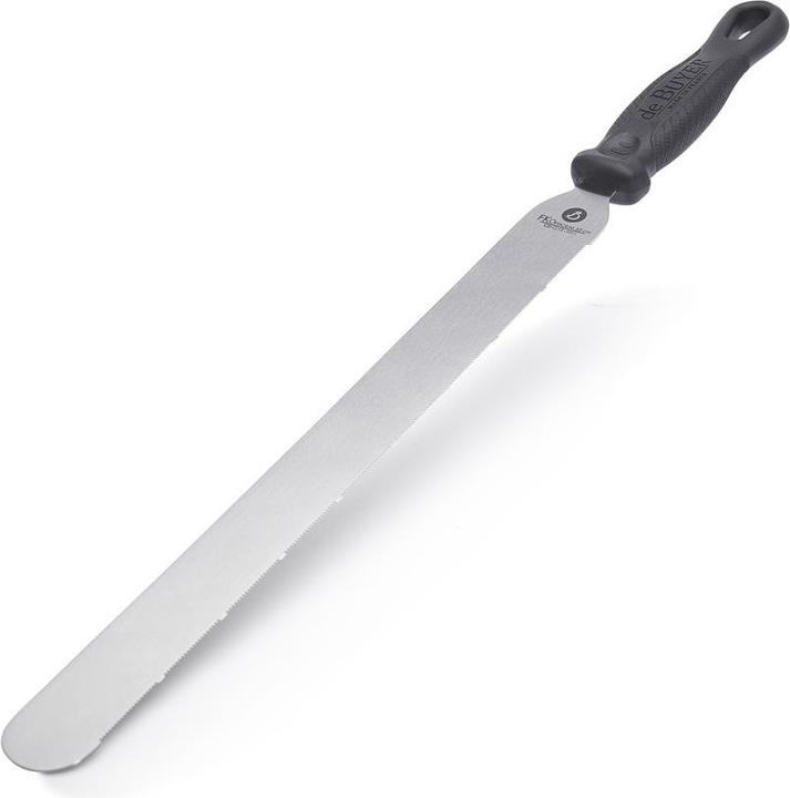Produktbild de Buyer Kuchenspachtel einseitig gezahnt, Länge Klinge 35cm