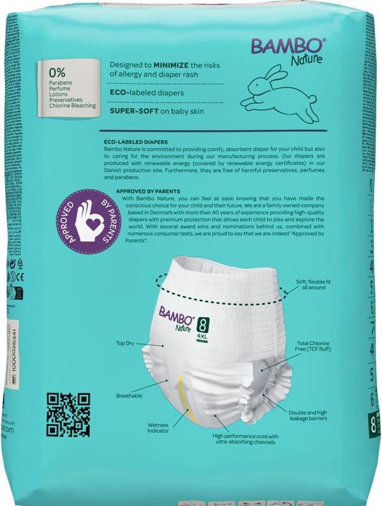 Actual product image Bambo Nature Pants (Size 8, 16 Piece)