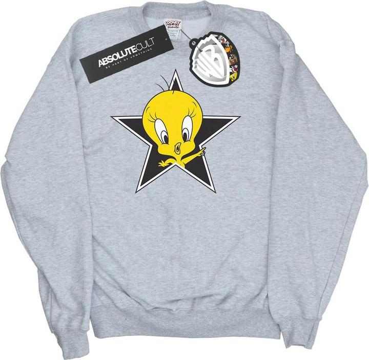 Produktbild Looney Tunes Tweety Pie Star Sweatshirt Mädchen (152, 158)