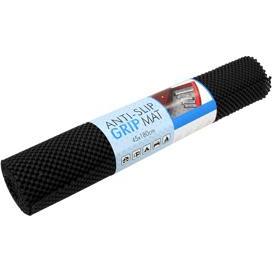 NoName, Tappetino da bagno, Tappeto antiscivolo 45 Cmx1.8 M Nero