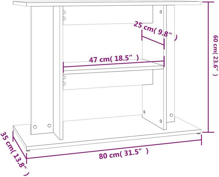 Actual product image vidaXL Aquariumständer