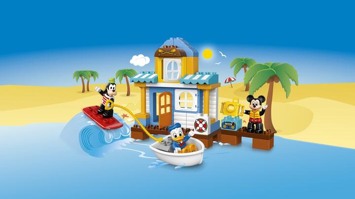 Actual product image LEGO Micky's beach house (10827)