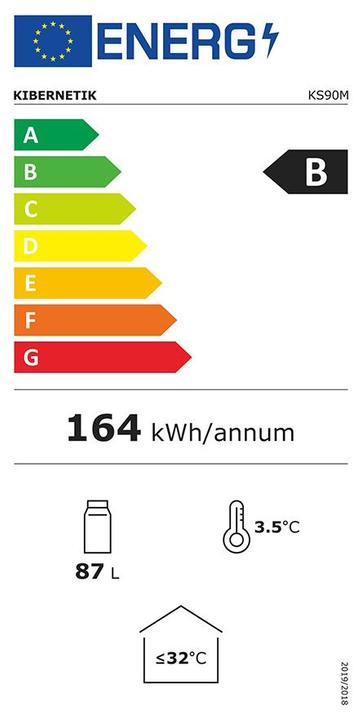 Energie-Label Fs-Star Party Cooler 87 Liter bedruckt mit Ihrem Wunschmotiv (87 l)