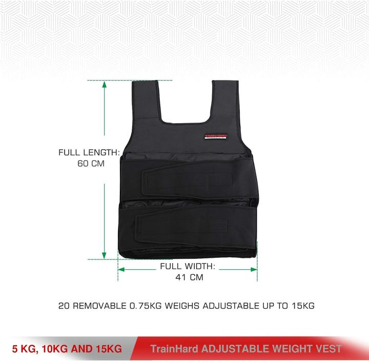 Immagine prodotto Train Hard Peso gilet, 15 KG