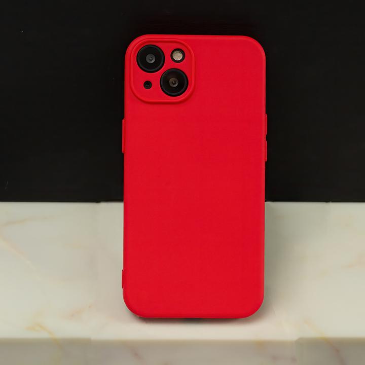Produktbild OEM Silikonhülle für Samsung Galaxy S24 Plus rot (Samsung Galaxy S24+)