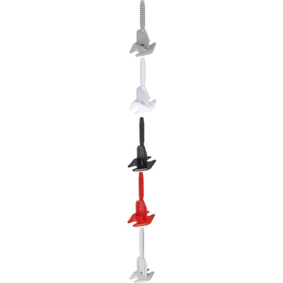Rubi, Accessori di posa, 35901 CYCLONE LEVELING SYSTEM Kappen 5 mm Flachband ( 300Stk )