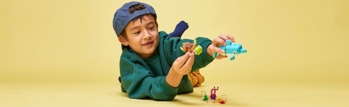 Produktbild LEGO Delfin und Schildkröte (31128, LEGO Creator 3-in-1)