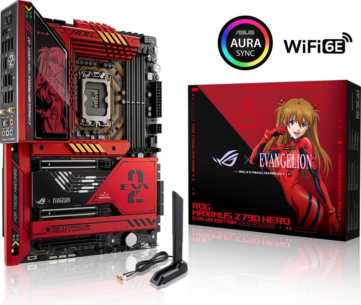Produktbild ASUS ROG Maximus Z790 Hero EVA-02 Edition (LGA 1700, Intel Z790, ATX)