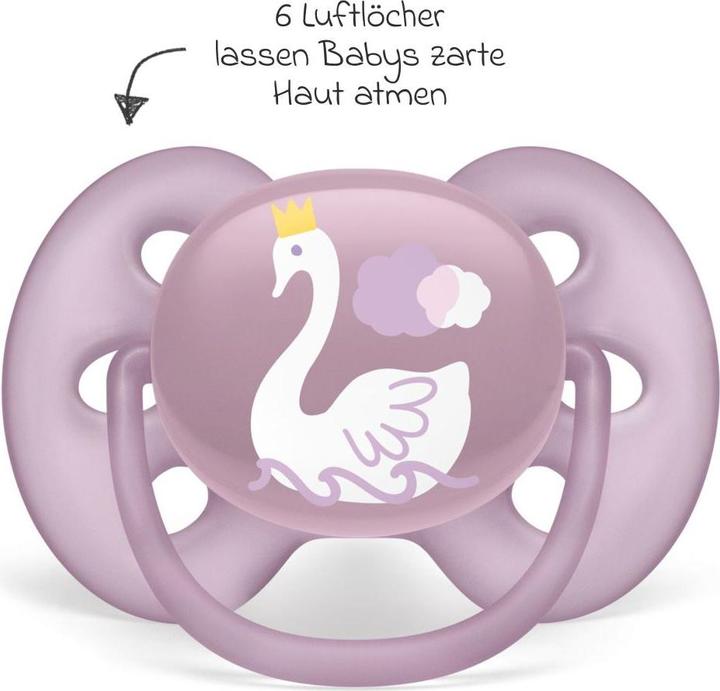 Actual product image Philips Avent Ciuccio ultra soft (2 x, 6 - 18 M.)
