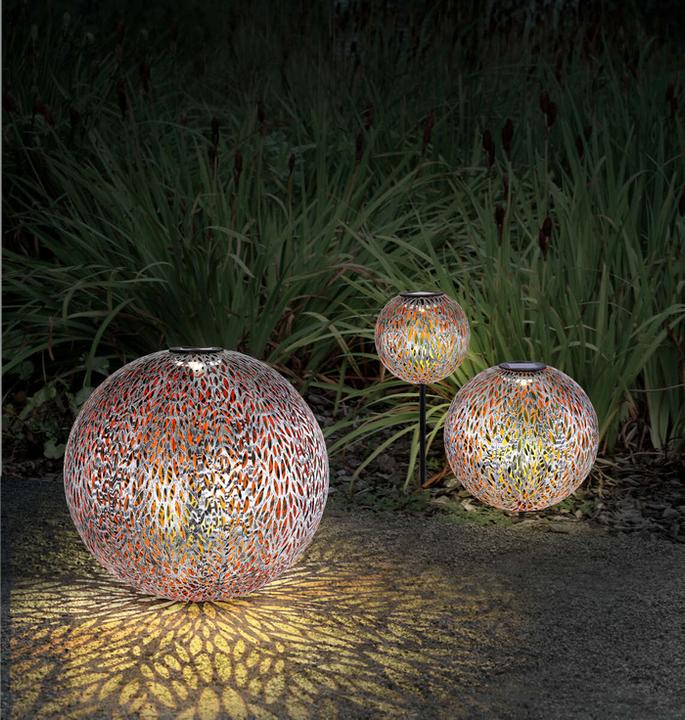 Image du produit Globo Lampe solaire silver gray 1xLED (IP44)