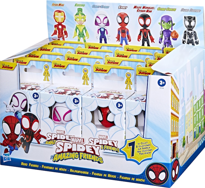 Actual product image Hasbro Spidey and His Amazing Friends Hero Figure, 10 cm tall Action Figure, Superhero Toy